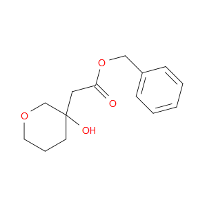 Phenylmethyl tetrahydro-3-hydroxy-2H-pyran-3-acetate
