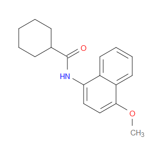 N-(4-Methoxy-1-naphthalenyl)cyclohexanecarboxamide