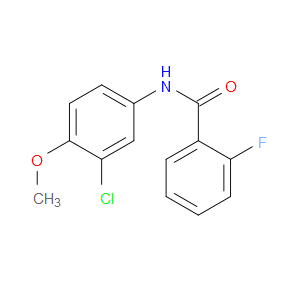 N-(3-Chloro-4-methoxyphenyl)-2-fluorobenzamide