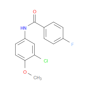 N-(3-Chloro-4-methoxyphenyl)-4-fluorobenzamide