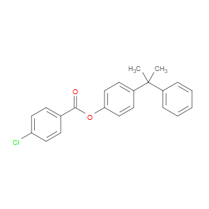 4-(1-Methyl-1-phenylethyl)phenyl 4-chlorobenzoate