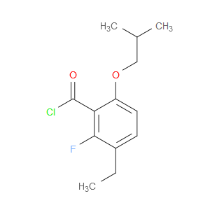 3-ethyl-2-fluoro-6-isobutoxybenzoyl chloride