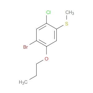 (4-bromo-2-chloro-5-propoxyphenyl)(methyl)sulfane