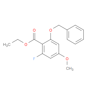 ethyl 2-(benzyloxy)-6-fluoro-4-methoxybenzoate