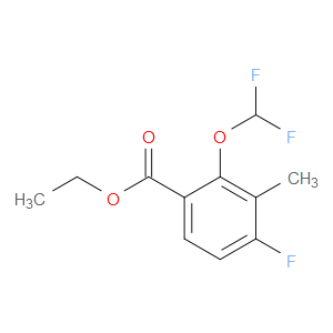 ethyl 2-(difluoromethoxy)-4-fluoro-3-methylbenzoate