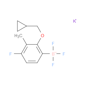 potassium (2-(cyclopropylmethoxy)-4-fluoro-3-methylphenyl)trifluoroborate