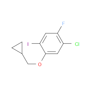 1-chloro-5-(cyclopropylmethoxy)-2-fluoro-4-iodobenzene