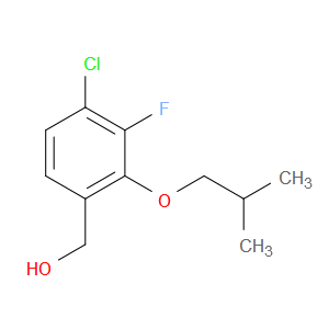 (4-chloro-3-fluoro-2-isobutoxyphenyl)methanol