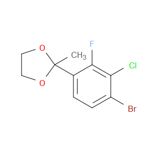 2-(4-bromo-3-chloro-2-fluorophenyl)-2-methyl-1,3-dioxolane