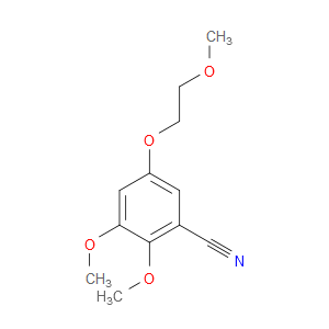 2,3-dimethoxy-5-(2-methoxyethoxy)benzonitrile