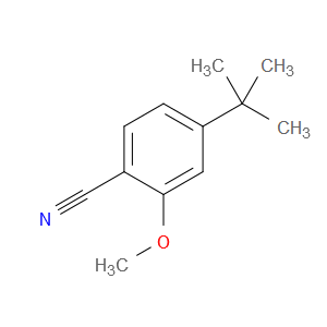 4-(1,1-Dimethylethyl)-2-methoxybenzonitrile