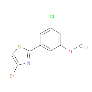 4-Bromo-2-(3-chloro-5-methoxyphenyl)thiazole