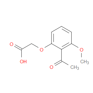 2-(2-Acetyl-3-methoxyphenoxy)acetic acid