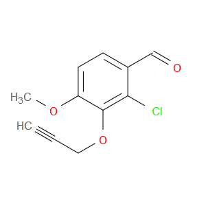 Benzaldehyde, 2-chloro-4-methoxy-3-(2-propyn-1-yloxy)-