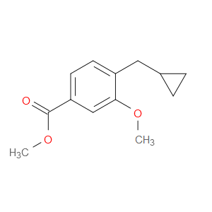 Benzoic acid, 4-(cyclopropylmethyl)-3-methoxy-, methyl ester