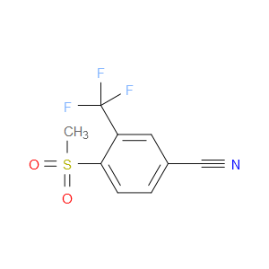 4-(Methylsulfonyl)-3-(trifluoromethyl)benzonitrile