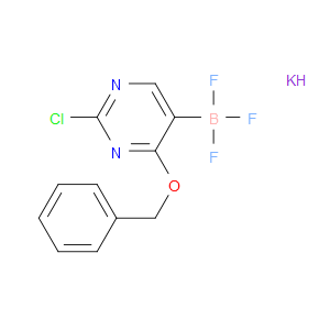 Potassium (4-benzyloxy-2-chloropyrimidin-5-yl)trifluoroborate