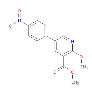 methyl 2-methoxy-5-(4-nitrophenyl)nicotinate