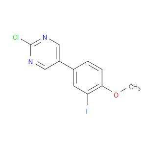 Pyrimidine, 2-chloro-5-(3-fluoro-4-methoxyphenyl)-