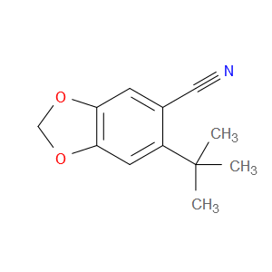 6-(1,1-Dimethylethyl)-1,3-benzodioxole-5-carbonitrile