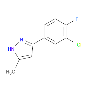 3-(3-Chloro-4-fluorophenyl)-5-methyl-1H-pyrazole