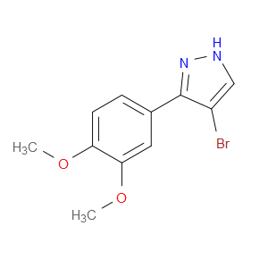 4-Bromo-3-(3,4-dimethoxyphenyl)-1H-pyrazole