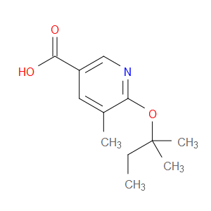6-(1,1-Dimethylpropoxy)-5-methyl-3-pyridinecarboxylic acid