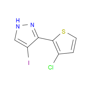 3-(3-chlorothiophen-2-yl)-4-iodo-1H-pyrazole