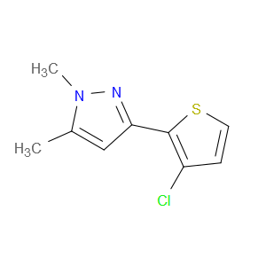 3-(3-chlorothiophen-2-yl)-1,5-dimethyl-1H-pyrazole