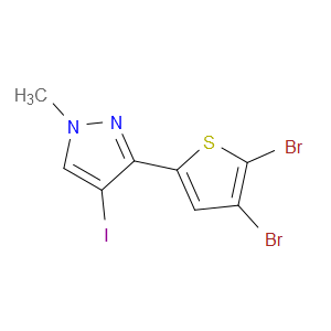 3-(4,5-dibromothiophen-2-yl)-4-iodo-1-methyl-1H-pyrazole