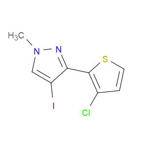 3-(3-chlorothiophen-2-yl)-4-iodo-1-methyl-1H-pyrazole