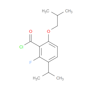 2-fluoro-6-isobutoxy-3-isopropylbenzoyl chloride