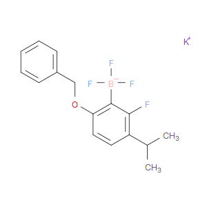 potassium (6-(benzyloxy)-2-fluoro-3-isopropylphenyl)trifluoroborate