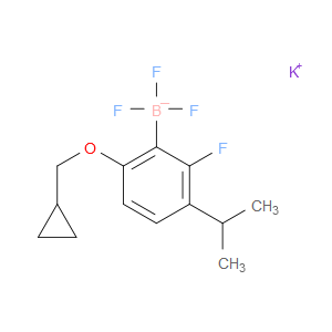 potassium (6-(cyclopropylmethoxy)-2-fluoro-3-isopropylphenyl)trifluoroborate