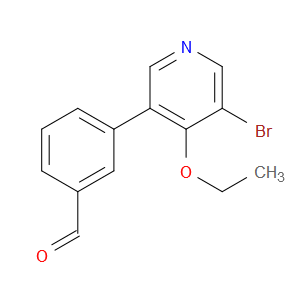 3-(5-bromo-4-ethoxypyridin-3-yl)benzaldehyde