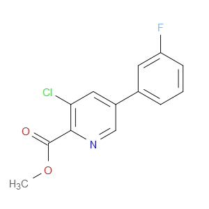 methyl 3-chloro-5-(3-fluorophenyl)picolinate