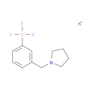 potassium trifluoro(3-(pyrrolidin-1-ylmethyl)phenyl)borate
