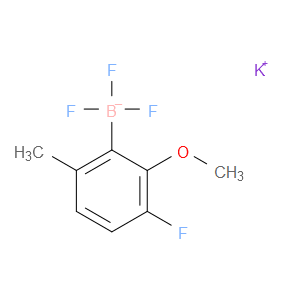 potassium trifluoro(3-fluoro-2-methoxy-6-methylphenyl)borate