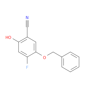5-(benzyloxy)-4-fluoro-2-hydroxybenzonitrile