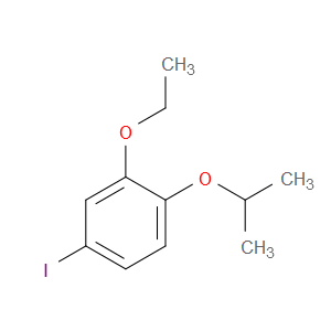 2-Ethoxy-4-iodo-1-(propan-2-yloxy)benzene