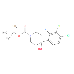 tert-butyl 4-(3,4-dichloro-2-fluorophenyl)-4-hydroxypiperidine-1-carboxylate