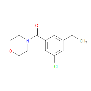 (3-chloro-5-ethylphenyl)(morpholino)methanone