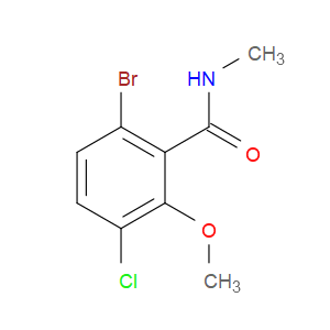 6-bromo-3-chloro-2-methoxy-N-methylbenzamide