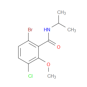 6-bromo-3-chloro-N-isopropyl-2-methoxybenzamide