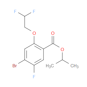 isopropyl 4-bromo-2-(2,2-difluoroethoxy)-5-fluorobenzoate