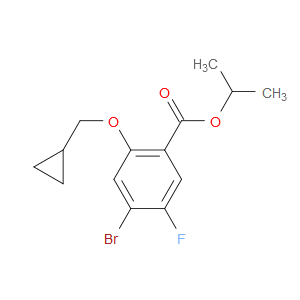 isopropyl 4-bromo-2-(cyclopropylmethoxy)-5-fluorobenzoate