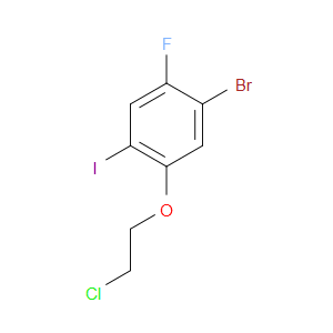 1-bromo-5-(2-chloroethoxy)-2-fluoro-4-iodobenzene