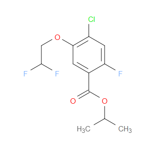 isopropyl 4-chloro-5-(2,2-difluoroethoxy)-2-fluorobenzoate
