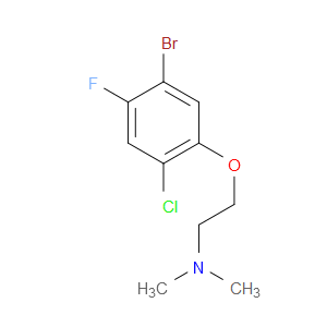 2-(5-bromo-2-chloro-4-fluorophenoxy)-N,N-dimethylethanamine