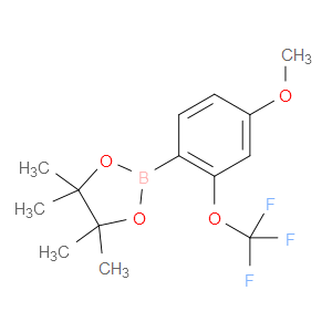 4-Methoxy-2-(trifluoromethoxy)phenylboronic acid, pinacol ester